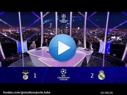 اول تعليق في الاستوديو بعد فوز ريال مدريد علي بنفيكا 2-1 و التأهل