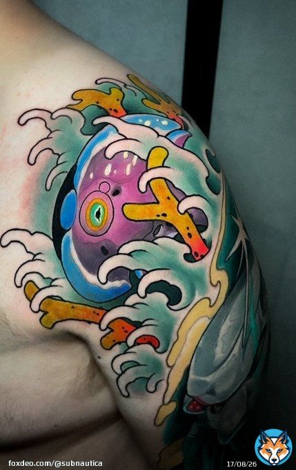 I think I can safely say I was the first person to get a #subnautica2 #tattoo as I got this one done a few months back before we announced the game. Thanks to Jack Goks for absolutely killing it with the design (