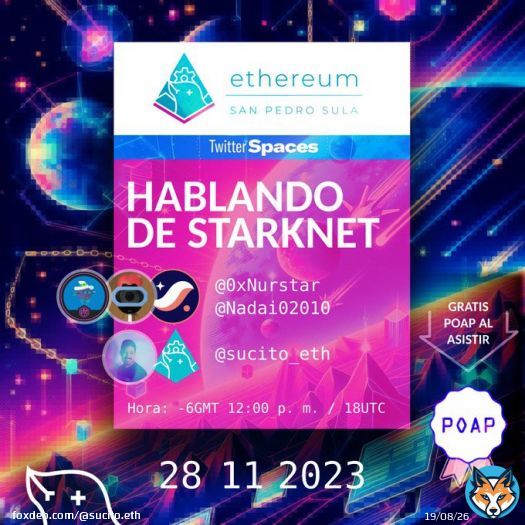 #IMadeThis Banner para este #TwitterSpace y voy estar platicando con @0xNurstar y @Nadai02010 en vivo el 28, mediod&iacute;a.   En un par de d&iacute;as, les espoil&eacute;o el #POAP #NFTQuote