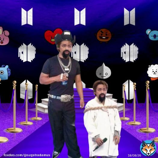 They may look serious but they are here to have fun !   #PurpleCarpet2022 #BTSWrapped2022