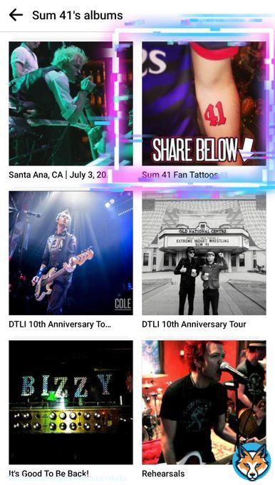 A few personal @Sum41 bits that mean alot to me outside concerts etc 1. Being the cover photo for fan tats on FB 2. Deryck thanking my account for the love after his near death incident  3. and 4. Just interactions outside of this account that made my day #sum41