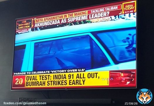 Even media @IndiaToday  doesnt edit the error in score. (91 is an expected score ?) #INDvsENG_2021  #media