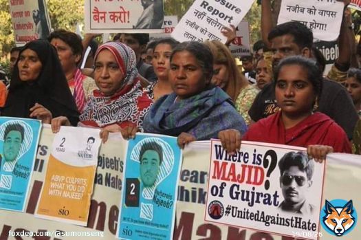 Saira Bano ( Mother of #Junaid ) Fatima Nafis ( Mother of #Najeeb ) Radhika Vemula ( Mother of #Rohit) Ashiyana Theba ( Wife of Majid )  Ray of Hope in this turbulent time  Question yourself are you a #BadHindu who killed them ?  #NotInMyName