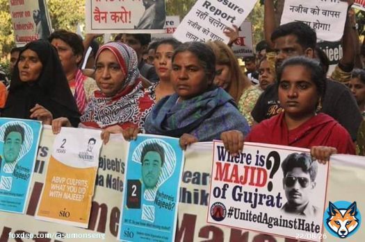 Saira Bano ( Mother of #Junaid ) Fatima Nafis ( Mother of #Najeeb ) Radhika Vemula ( Mother of #Rohit) Ashiyana Theba ( Wife of Majid )  Ray of Hope in this turbulent time  Question yourself are you a #BadHindu who killed them ?  #NotInMyName