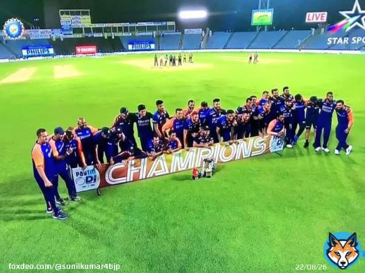 #Congratulations to our Indian Cricket Team on winning an exciting cricket match and the series as well.   Bravo! #INDvsENG_2021   @BJP4Gujarat @CRPaatil @BCCI @BCCIdomestic @imVkohli @Hiteshshiyal136 @Really_Prakash