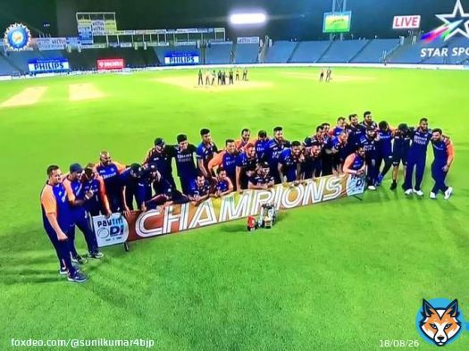 #Congratulations to our Indian Cricket Team on winning an exciting cricket match and the series as well.   Bravo! #INDvsENG_2021   @BJP4Gujarat @CRPaatil @BCCI @BCCIdomestic @imVkohli @Hiteshshiyal136 @Really_Prakash