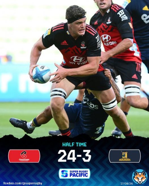 All class from the 'Saders so far.  #SuperRugbyPacific #CRUvHIG