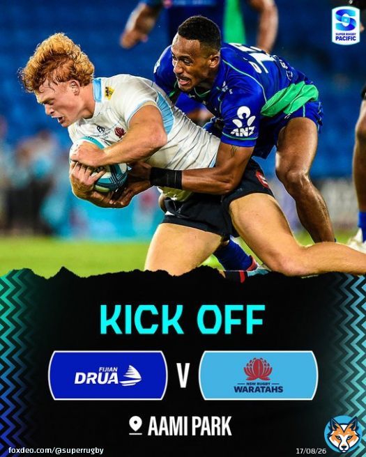 It's go time!    @StanSportAU @9Gem   #SuperRugbyPacific #DRUvWAR