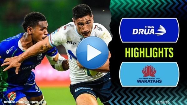 HIGHLIGHTS | The @NSWWaratahs' second-half surge powered them to a victory over the @Fijian_Drua at AAMI Park.  WATCH    #SuperRugbyPacific #DRUvWAR