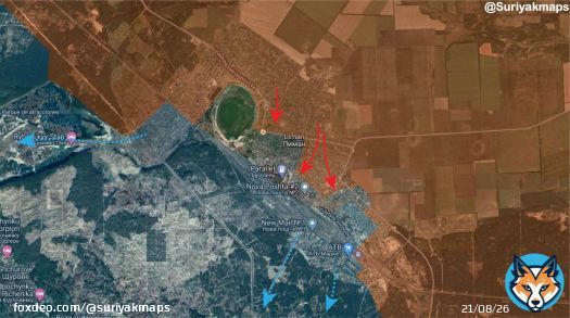 On northeastern front #RussianArmy continue advancing in Lyman/Лиман as #UkrainianArmy continue withdrawal towards south. The 60% of the city is now under their control, while parts of the city are empty without the presence of any side. Map: [  ]