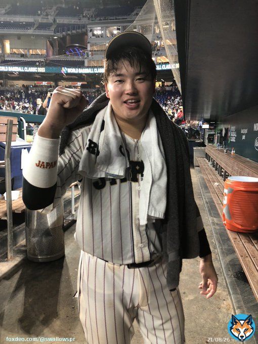ムネ！ 良く打った！ ありがとう！ #村上宗隆 #侍ジャパン #WBC