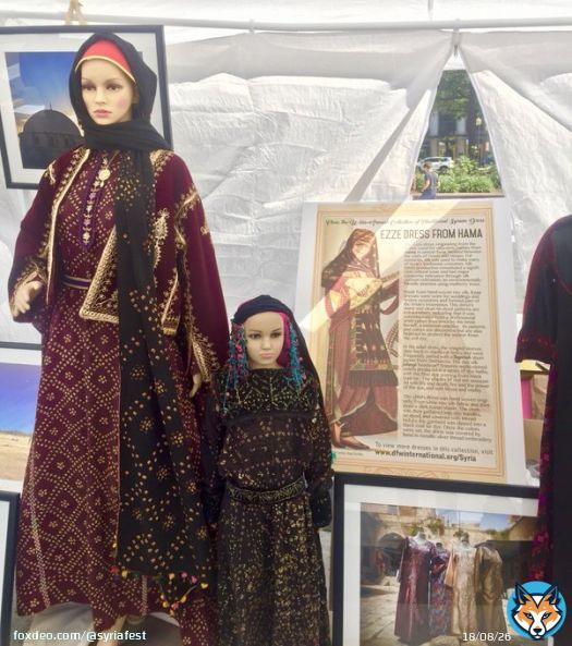Have you checked out the traditional #Syrian costumes at the #SyriaFest Cultural Tent?   #TraditionalDress #BYThings #aCreativeDC #202Creates