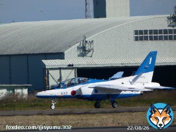 栃木国体でのフライトを終え無事にブルーインパルス帰還です！お疲れ様でした  #百里基地