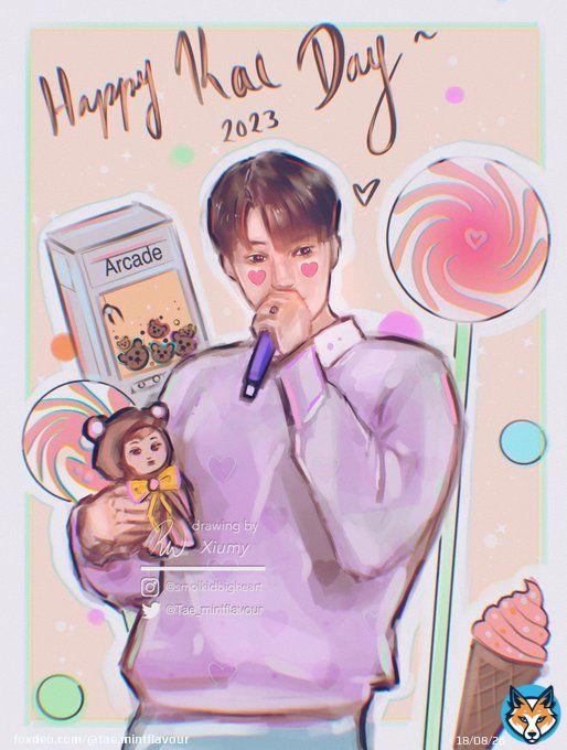 HAPPY BIRTHDAY Nini Thank you so much for the amazing last year can’t wait to draw more of you #HappyKAIDay #KAI #카이 #카이버블