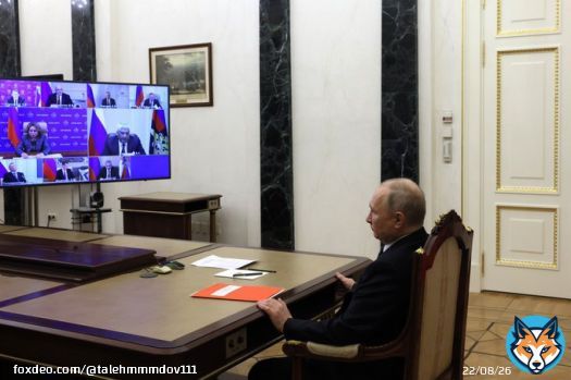 Владимир Путин в режиме видеоконференции провёл оперативное совещание с постоянными членами Совета Безопасности.