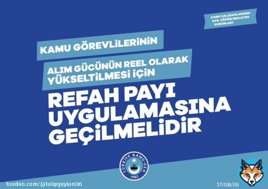 Enflasyon kadar zam SIFIR ZAM demektir. Ger&ccedil;ek zam, enflasyon farkıyla birlikte REFAH PAYI verilmesidir. #EkZamŞartOldu