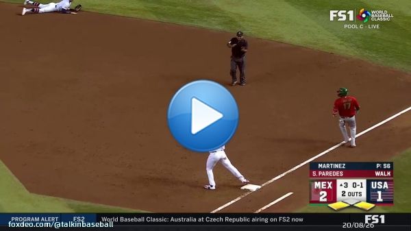McNeil and Goldy nearly combined for an insane play but instead Mexico adds another run