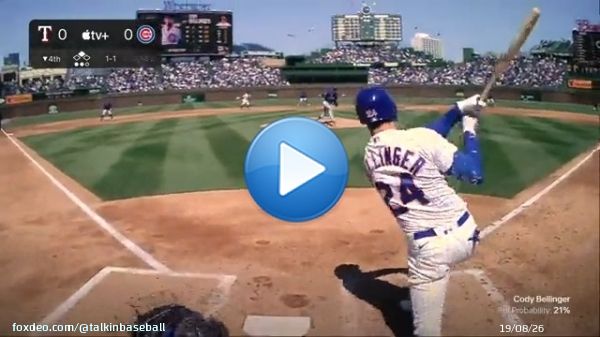 Cody Bellinger with the ump cam RBI single