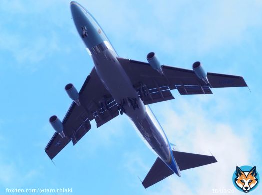 President Biden passes over my home.#横田基地 #エアフォースワン