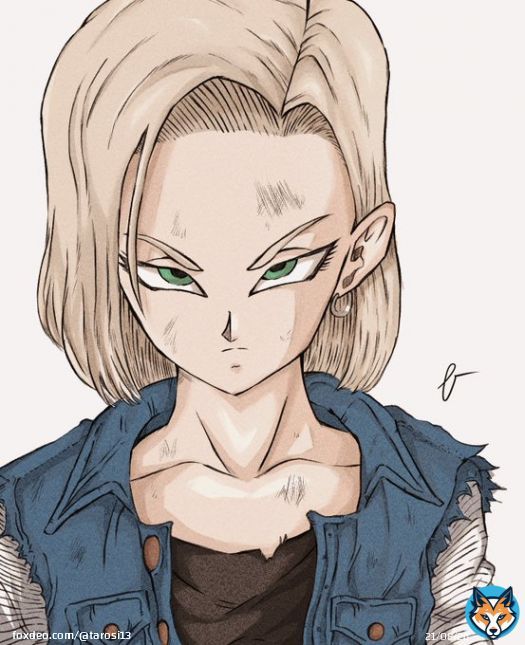 Android.18  #イラスト  #ドラゴンボール
