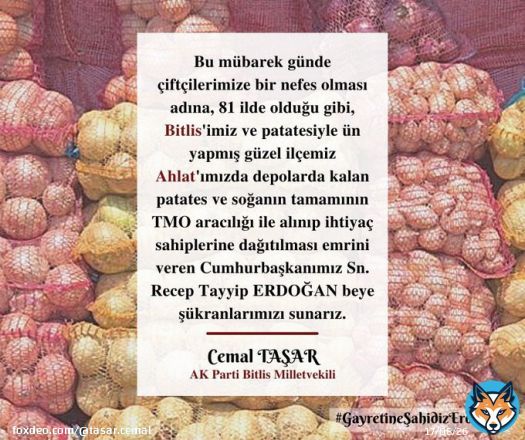 Bu m&uuml;barek ayda hem &ccedil;ift&ccedil;isini hem ihtiya&ccedil; sahibi aileleri aynı anda mutlu etmek, paha bi&ccedil;ilemez..  Rabbim sizden razı olsun, #GayretineŞahidizErdoğan