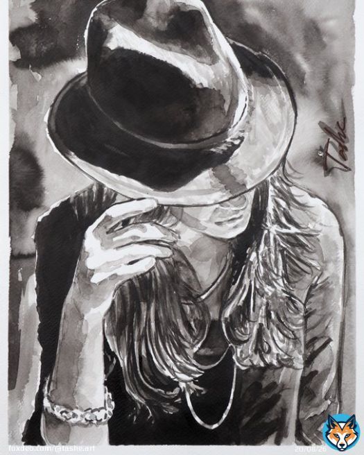 Good Monday my dear friends. Keep warm and smile .  'You can do anything as long as you have the passion,the drive,the focus and the support' S.Bryan My new drawing 'My way '  Available for sale in my Artfinder and Etsy shops  #tasheart #instagood #id #ink #drawing #woman