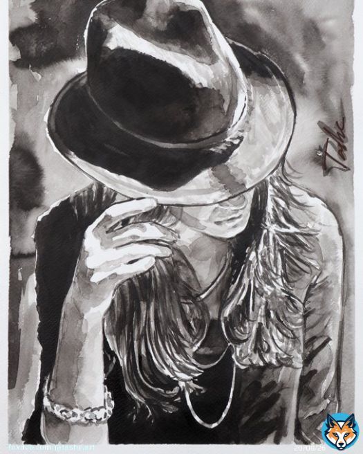 Good Monday my dear friends. Keep warm and smile .  'You can do anything as long as you have the passion,the drive,the focus and the support' S.Bryan My new drawing 'My way '  Available for sale in my Artfinder and Etsy shops  #tasheart #instagood #id #ink #drawing #woman