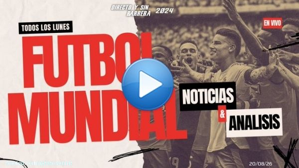 EN VIVO COLOMBIANOS EN EL EXTERIOR - FUTBOL MUNDIAL    a trav&eacute;s de @YouTube