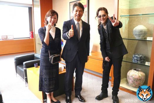 昨日は地元の茨城県庁を訪問し、 大井川知事へご挨拶させていただきました。  茨城県を盛り上げられるように、 色々な企画を検討しておりますので、 お楽しみに！  #米米CLUB #石井竜也 #MARI