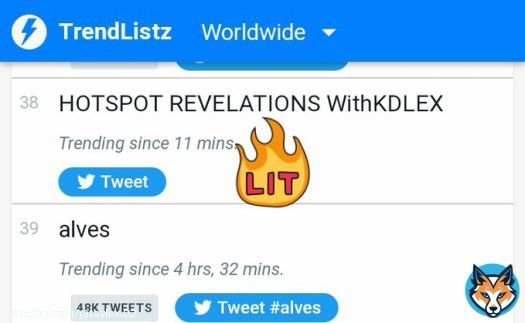 We are trending, worldwide!  HOTSPOT REVELATIONS WithKDLEX #KDLex | #PETAWalangAray