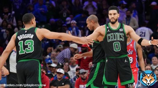 Malcolm Brogdon on Jayson Tatum's bounce-back effort: 'He&rsquo;s a top 5 player in the world and he showed that tonight. He finished the game and he played a terrific game all around. He finished a tough game on the road in a hostile environment foror us. That's what superstars do.'