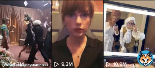Taylor’s most viewed Tik Toks: #1 oh no with Selena Gomez — 107.7M #2 wildest dreams tv — 68.3M #3 anti-hero remix — 55.7M (+2) #3 copy paste with Haim — 49.1M #4 pink venom vmas — 48M
