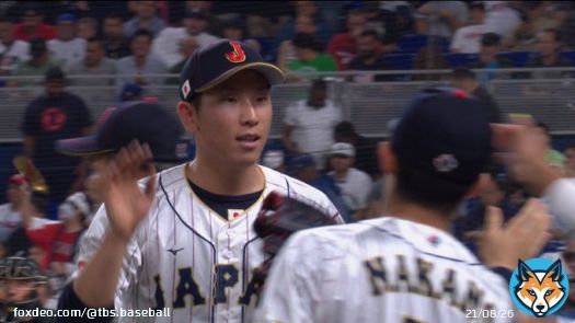 \u25e4 #WBC決勝 #日本 vs #アメリカ 14年ぶりの世界一へ \u25e3 2番手 #戸郷翔征  2アウトから連続四球でピンチを招くも 先制ソロを放った #ターナー を空振り三振  ＜3回表終了＞ ｜０１０ ｜０２  #世界一奪還へ #がんばれ侍ジャパン