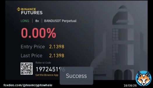 #BAND given long.  We&rsquo;re faster than ENO.   Join now and see yourself. We&rsquo;re a free group with only &ldquo;LIKES & RETWEETS&rdquo; as our fee!   @TeamCryptoWhale @kunalcrypto1104   #cryptomarket #cryptocurrency #StockMarket #Bitcoin #profit_raining #rich