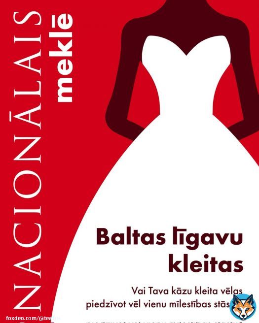 Vai Tava kāzu kleita vēlas piedzīvot vēl vienu mīlestības stāstu? Latvijas Nacionālais teātris gatavojas īpašam notikumam – Rūdolfa Blaumaņa lugas 'Ugunī' iestudējumam. Izrādes mākslinieciskās vīzijas īstenošanai MEKLĒJAM BALTAS LĪGAVU KLEITAS. Kā TuTu vari palīdzēt?... 1/2