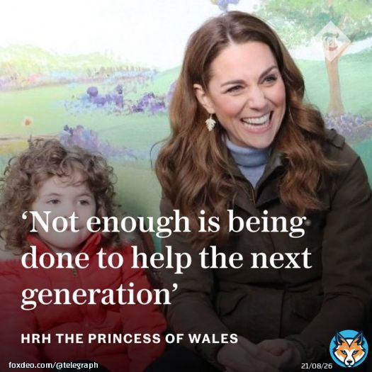 EXCLUSIVE: The Princess of Wales warns that &ldquo;not enough is being done&rdquo; to nurture Britain&rsquo;s youngest children, as she pledges to use her role to do &ldquo;everything she can&rdquo; to protect the next generation.⁠  Thread