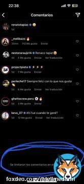 Renato Tapia limitando los comentarios en su IG  #MagalyTVLaFirme