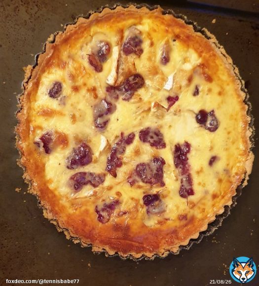 @SainsburysMag #Imadethis  Brie,Bacon and Cranberry quiche from November magazine. So easy and delicious!