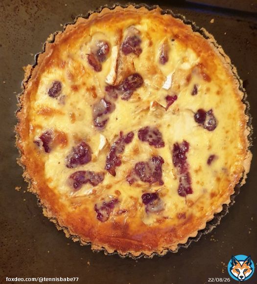 @SainsburysMag #Imadethis  Brie,Bacon and Cranberry quiche from November magazine. So easy and delicious!