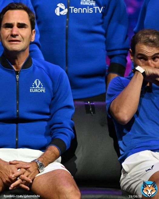This moment    @rogerfederer @rafaelnadal