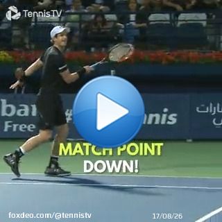 One of the greatest match point saves you'll *ever* see   As @andy_murray confirms his return to Dubai, reliving this moment of inspiration from 2017...