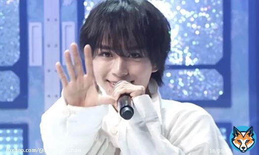 ここの流星くんほんと美しすぎて永遠に見てられる #なにわ男子  #大西流星