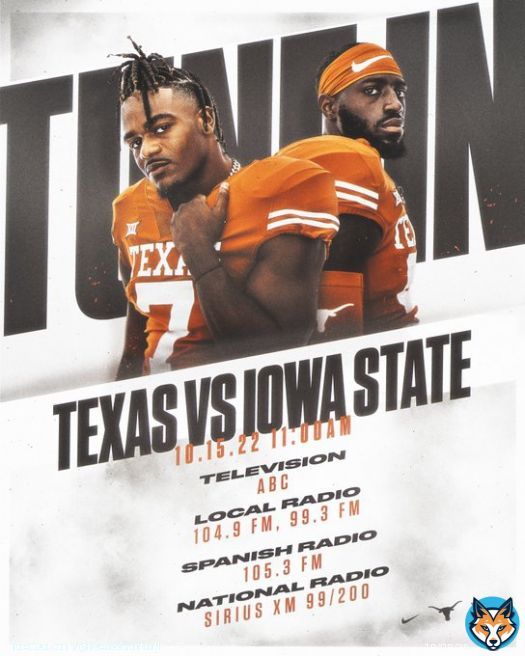 Tune in   Texas vs Iowa State  ABC  @TheHornATX