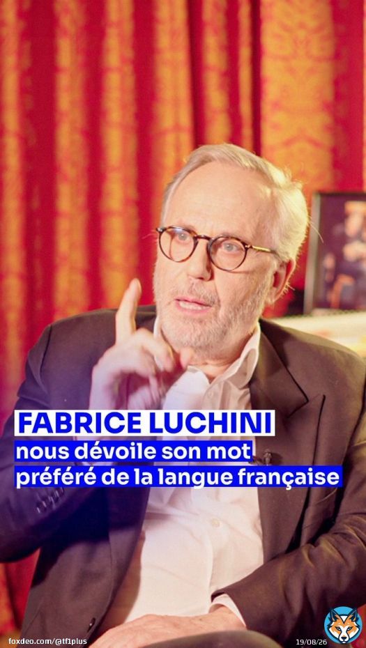 On a demand&eacute; &agrave; Fabrice Luchini son mot pr&eacute;f&eacute;r&eacute; et on a eu une r&eacute;ponse pond&eacute;r&eacute;e   Retrouvez Fabrice Luchini sur TF1+