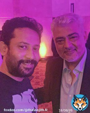 Latest Pic Of #AjithKumar Sir With TV Serial Fame Actor Deepak Family   #VidaaMuyarchi