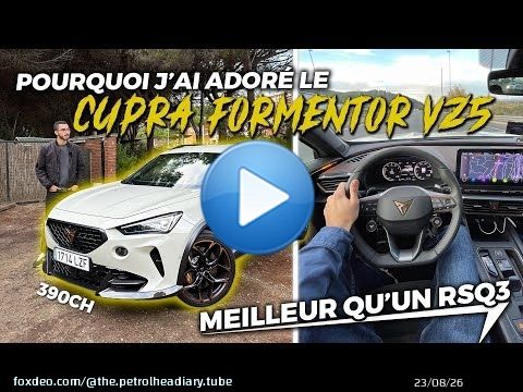 POURQUOI J'AI ADORÉ LE FORMENTOR VZ5 DE 390CH \ud83d\udd25\ud83d\udd25 (+ VISITE EXCLUSIVE DE CUPRA RACING \ud83d\ude08)