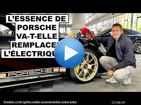 L&rsquo;essence synth&eacute;tique de Porsche va-t-elle remplacer l&rsquo;&eacute;lectrique ?