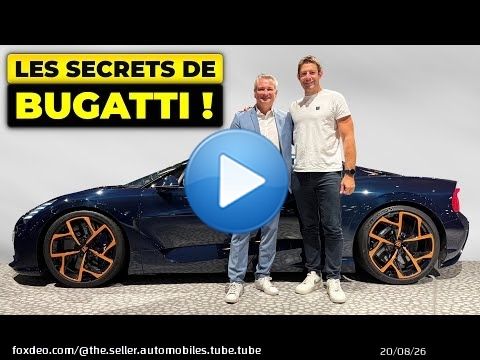TOUS les SECRETS de Bugatti d&eacute;voil&eacute;s par son Pr&eacute;sident !