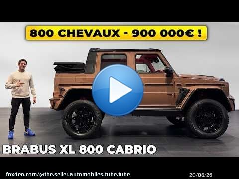 Essai Brabus XL 800 Cabrio – le classe G enfin sans TOIT !