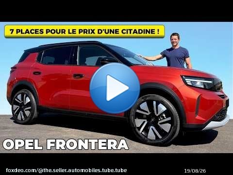 Essai Opel Frontera - 7 places pour le prix d'une citadine